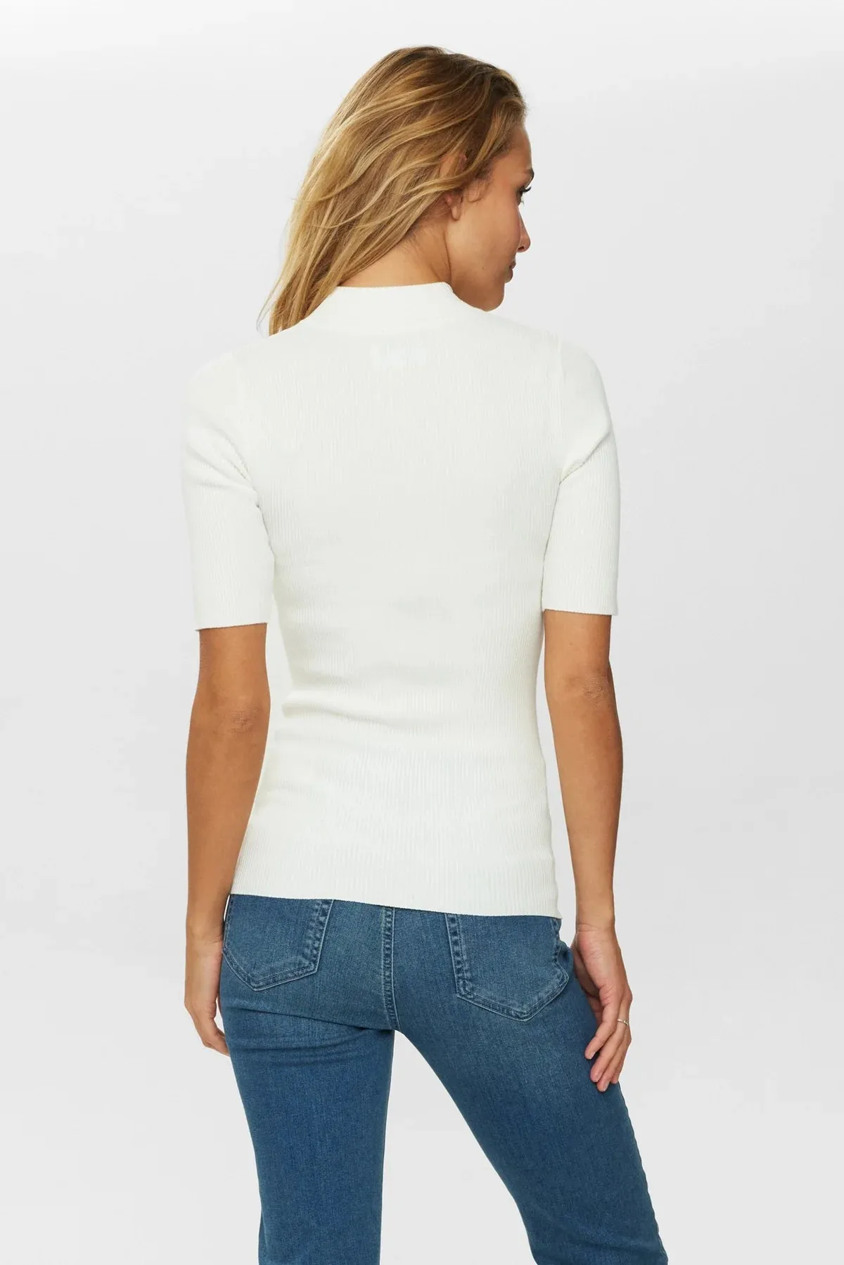 NUBIA SS PULLOVER in Cloud Dancer