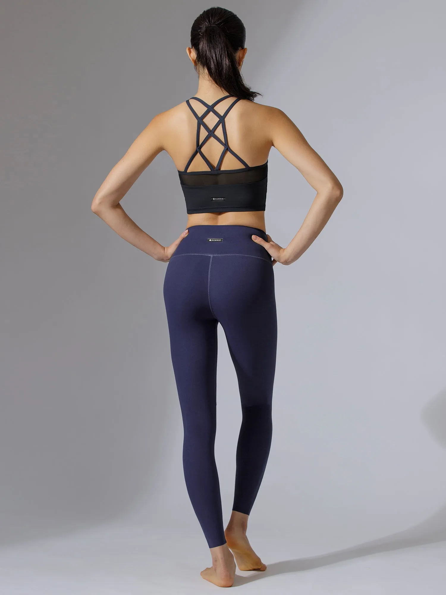 NUDE HIGH WAIST MINIMAL PANTS, IRIS BLUE