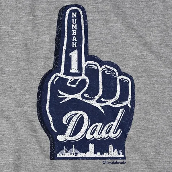 Numbah 1 Dad Foam Finger T-Shirt