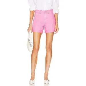 NWT BLANKNYC Garnet Dyed Mom Short in Pink Shadow Size 31