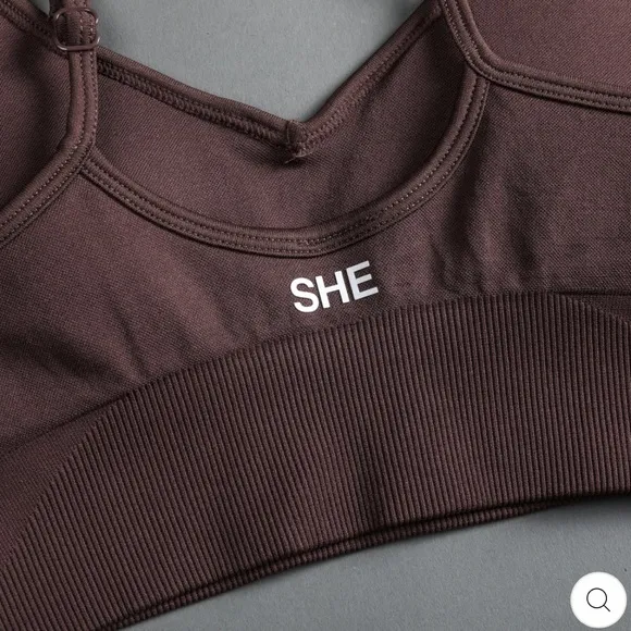 NWT Darc Sport Dual Everson Seamless Bra in Purple Dusk