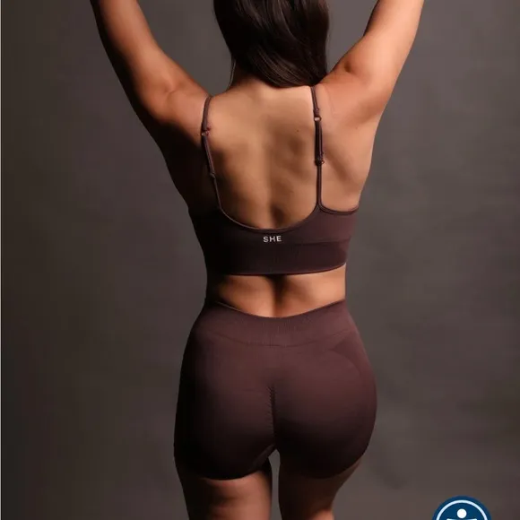 NWT Darc Sport Dual Everson Seamless Bra in Purple Dusk