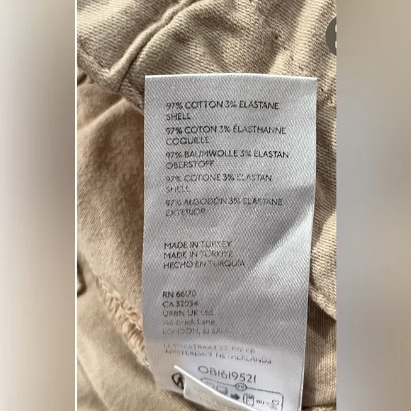 NWT Free People Billie Chino Shorts