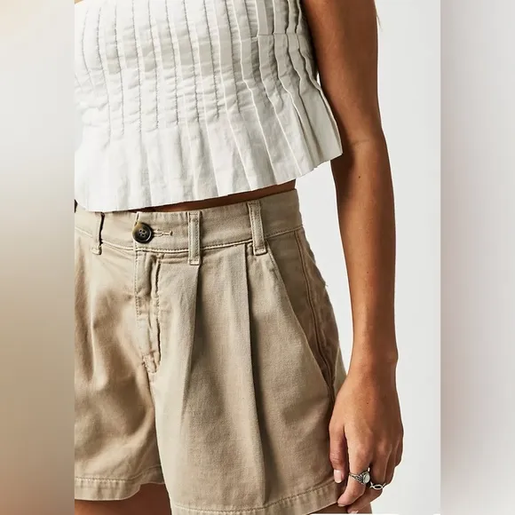 NWT Free People Billie Chino Shorts