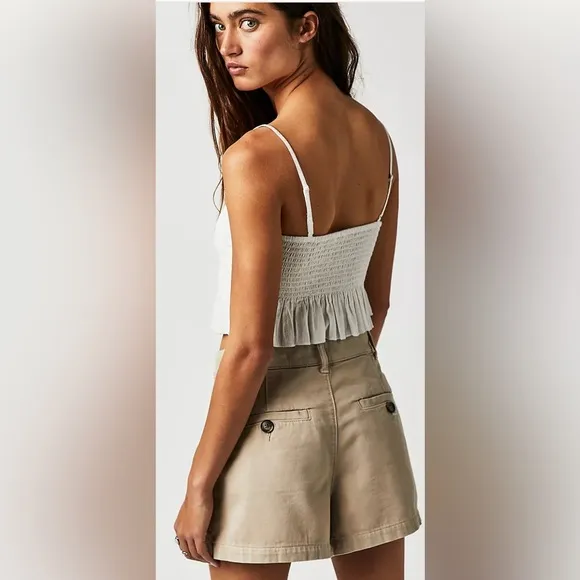 NWT Free People Billie Chino Shorts