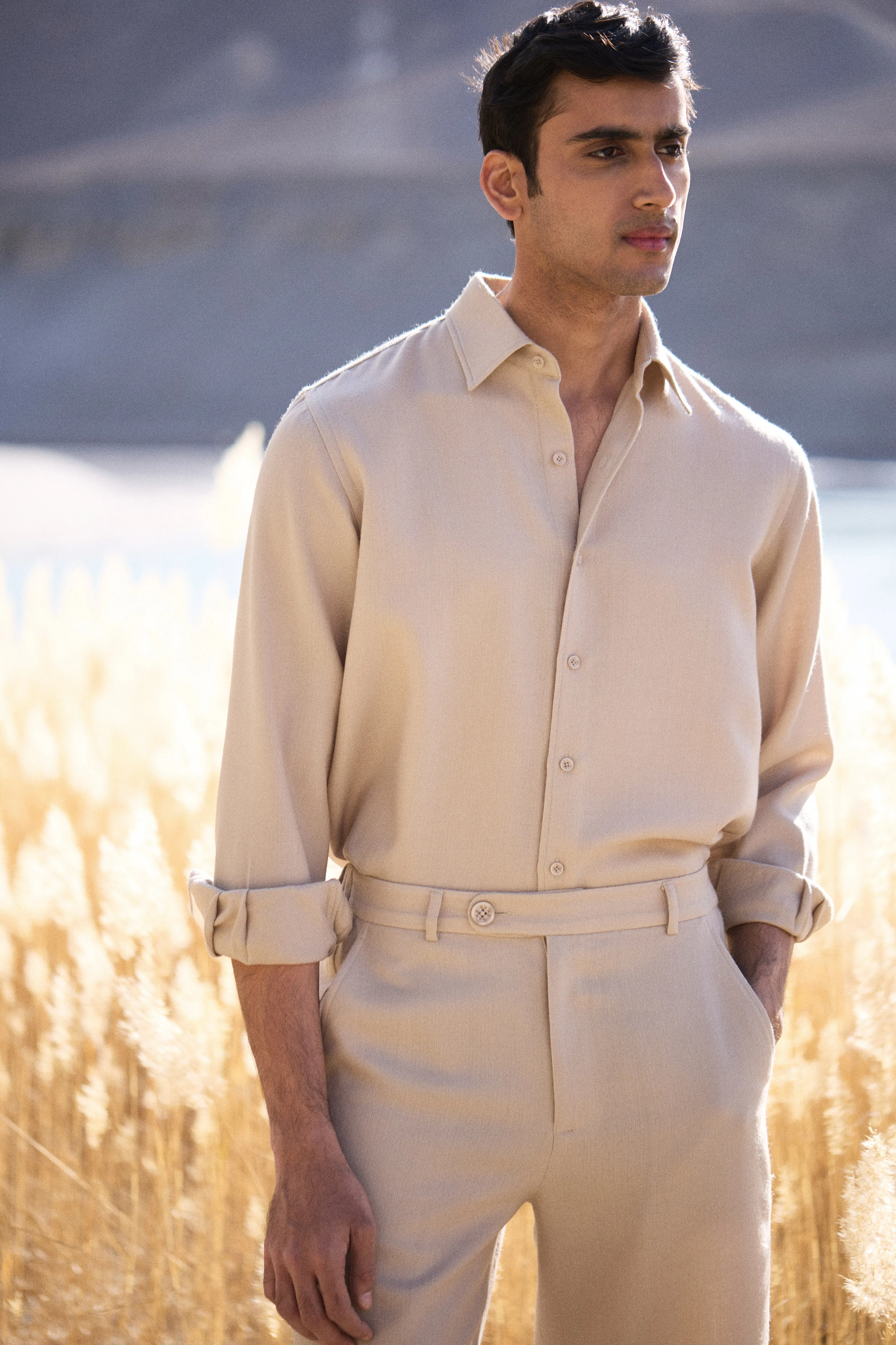 Nyoma Woollen Pants- MAN (Natural)