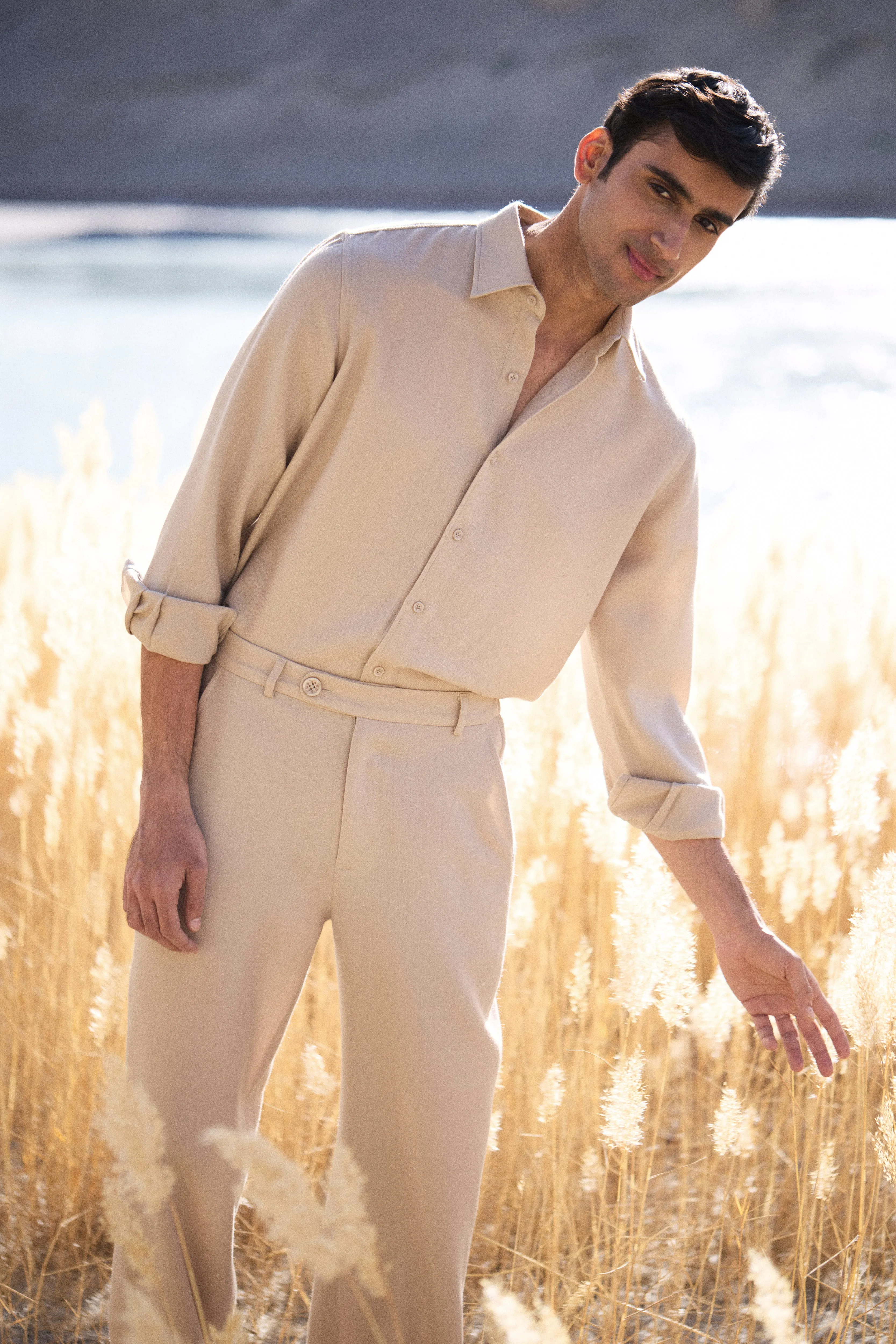 Nyoma Woollen Pants- MAN (Natural)