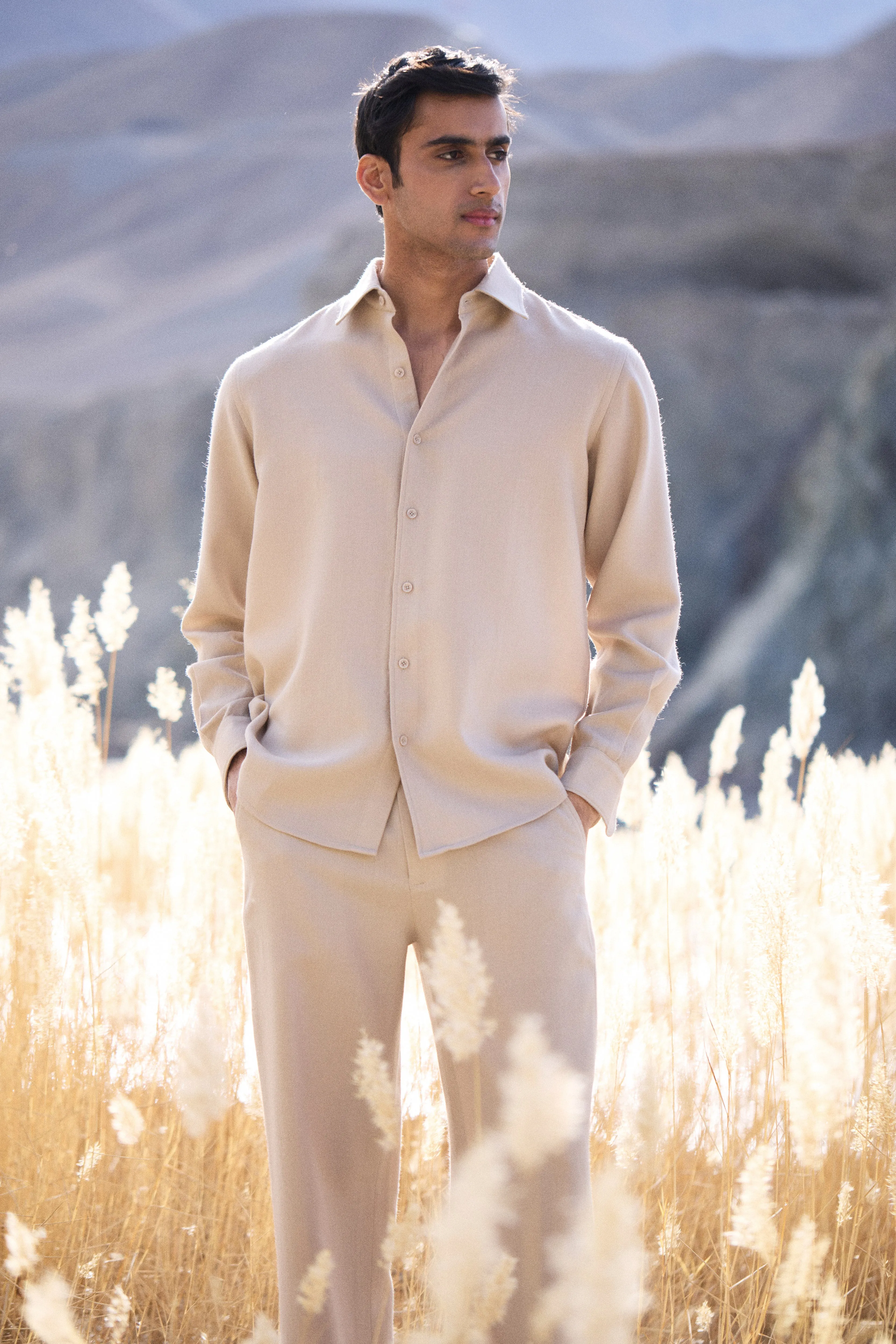 Nyoma Woollen Pants- MAN (Natural)