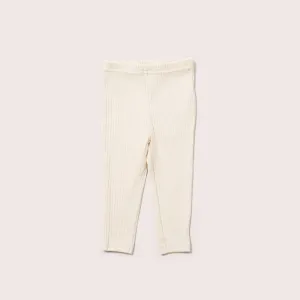 Oatmeal Ribbed Leggings