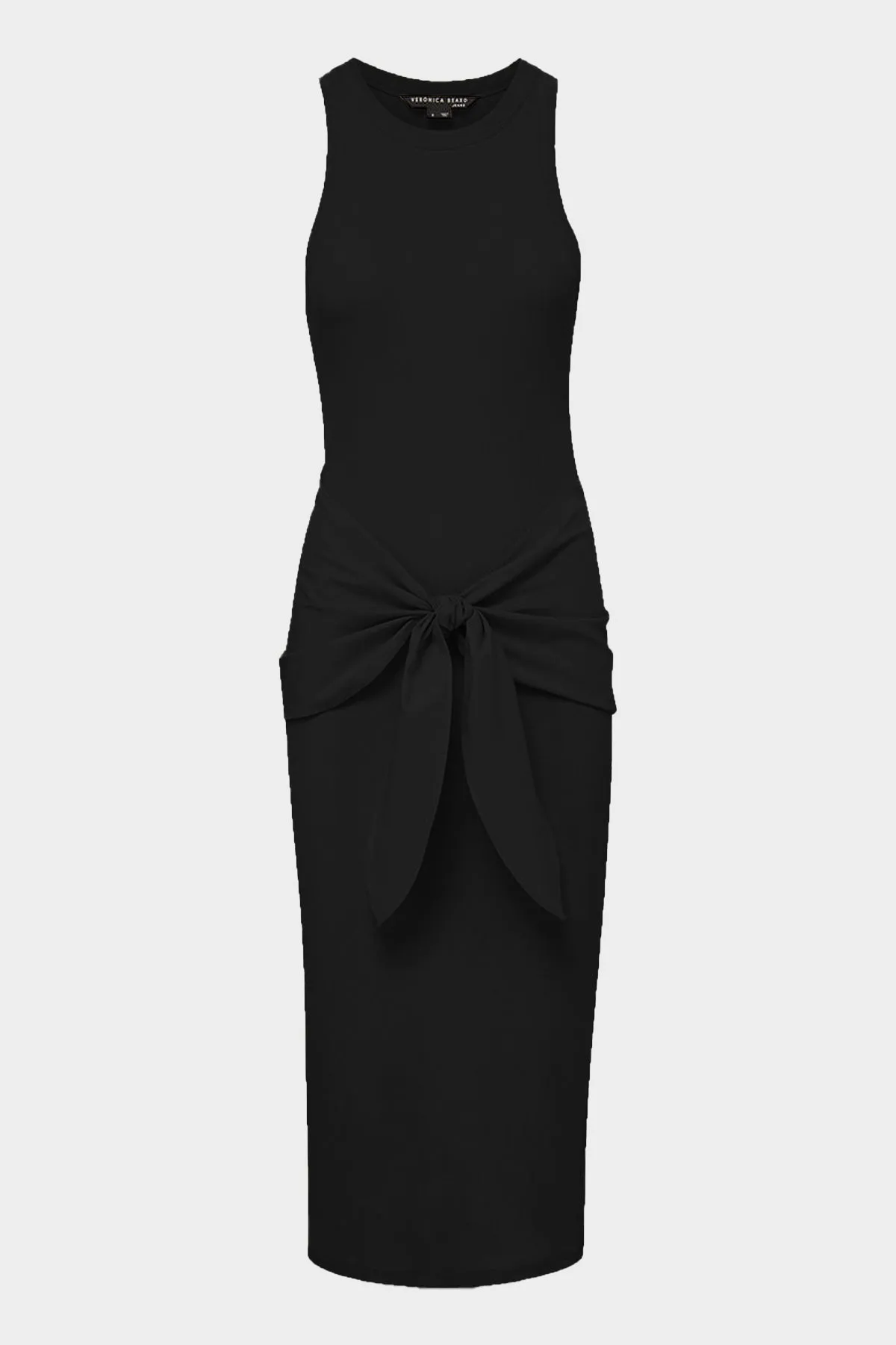 Odeon Ribbed Dress in Black