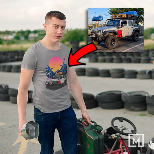 Offroad | Custom Print for Men | Fitted T-shirt