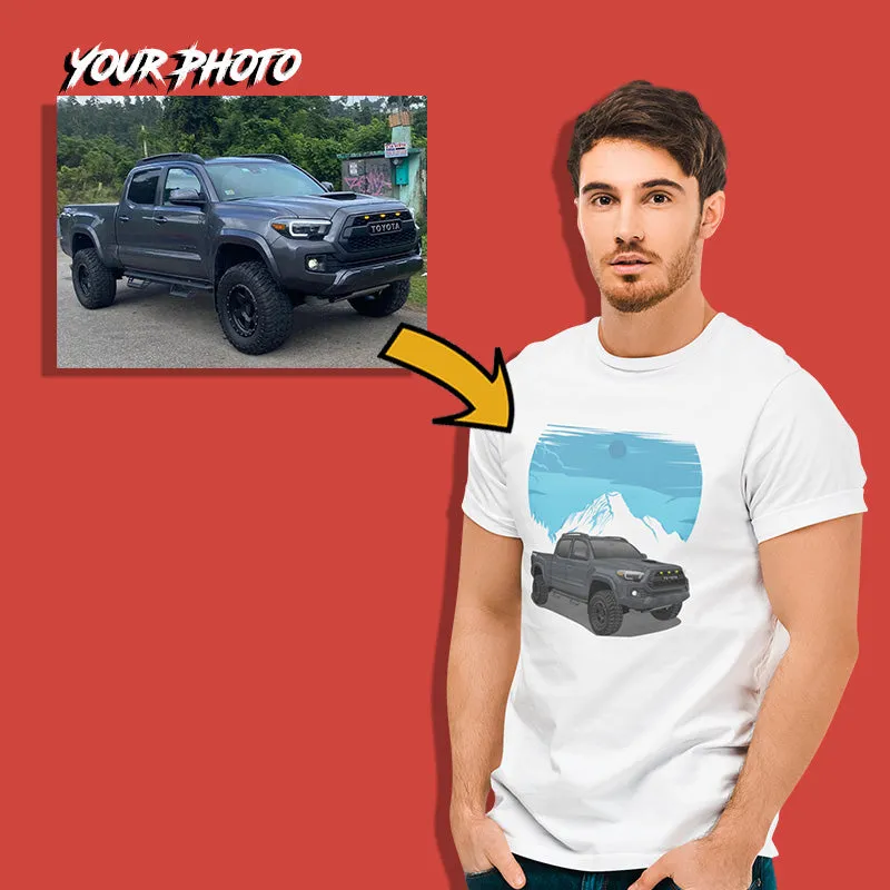 Offroad | Custom Print for Men | Fitted T-shirt