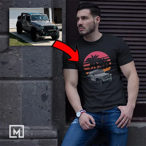 Offroad | Custom Print for Men | Fitted T-shirt