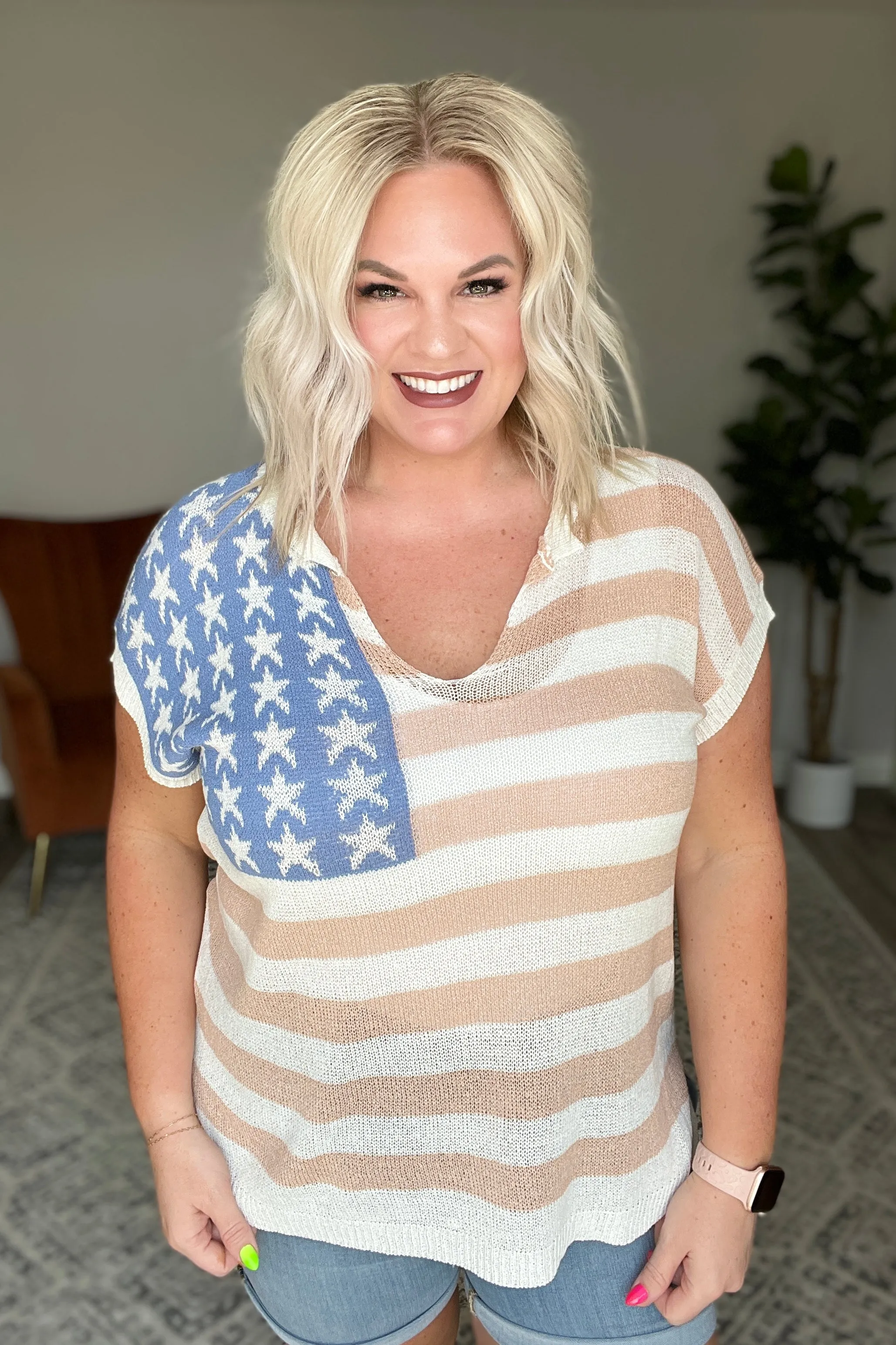 Old Glory Sleeveless Sweater