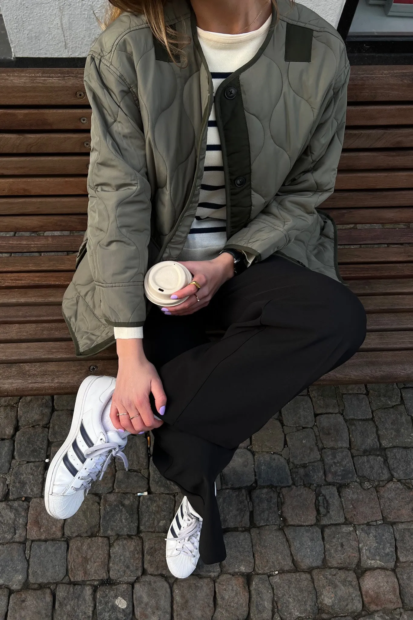 ONLCharlee Oversized Jakke - Mørkegrøn