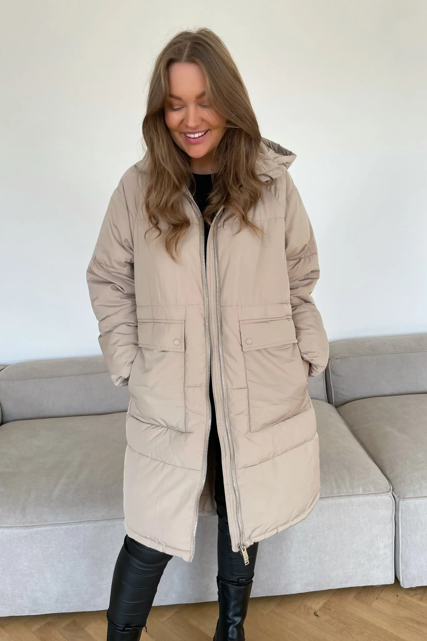 ONLGabi Oversized Jakke - Beige