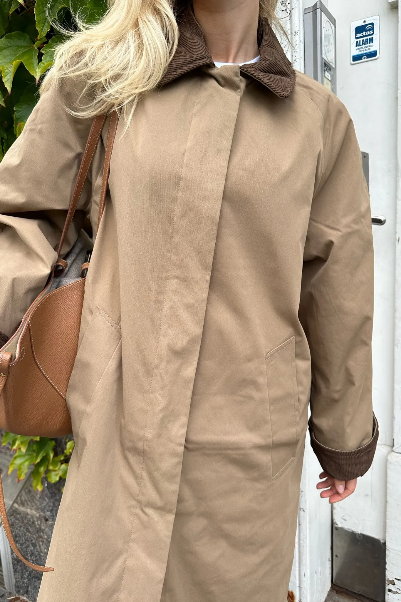 ONLOrchid Trenchcoat - Mørkebrun