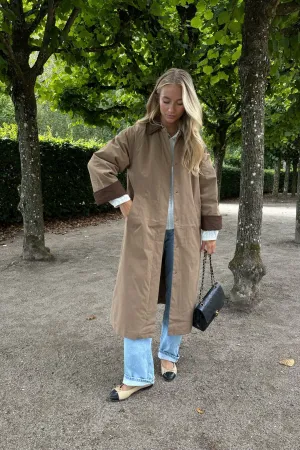 ONLOrchid Trenchcoat - Mørkebrun