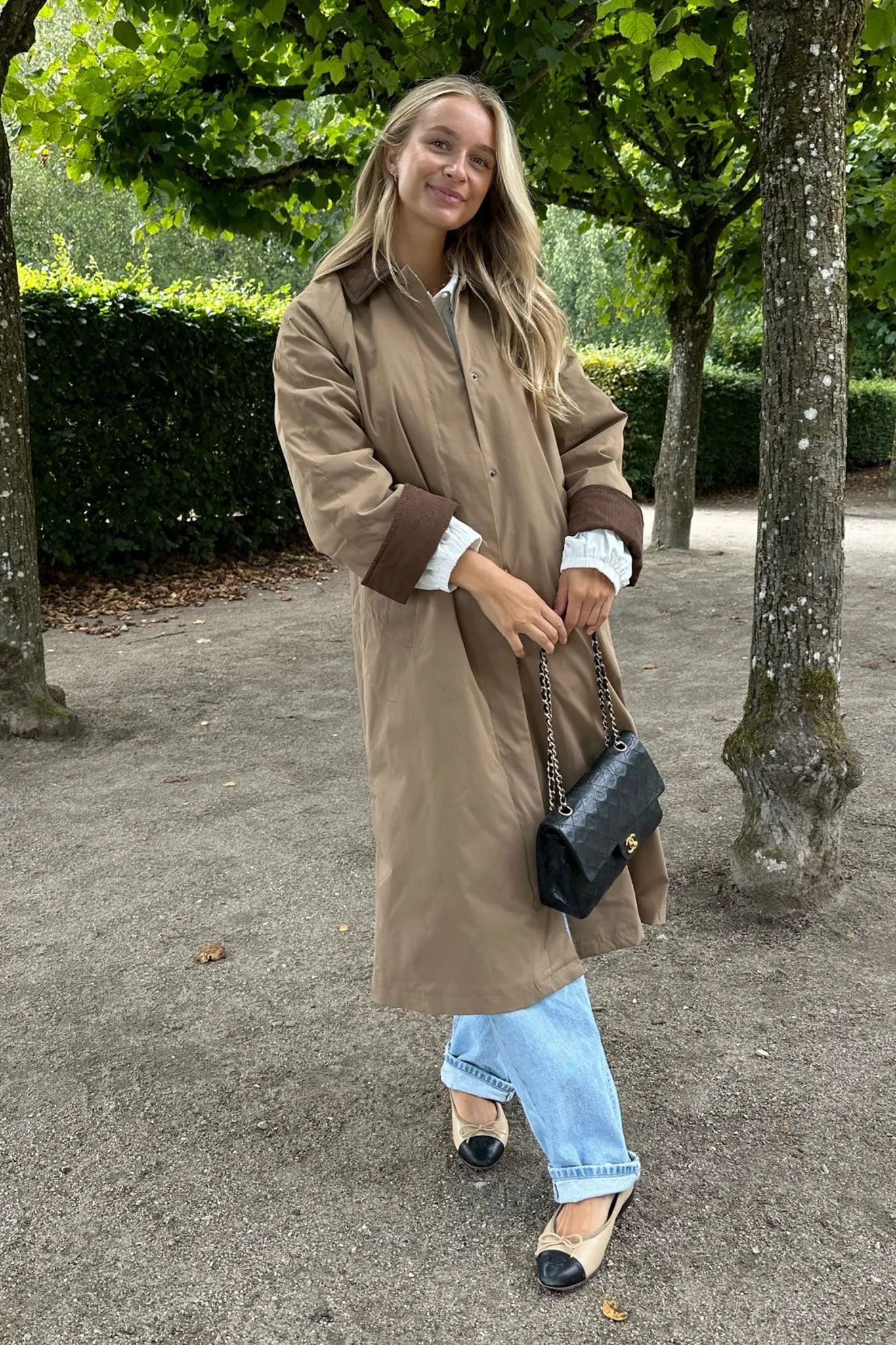 ONLOrchid Trenchcoat - Mørkebrun