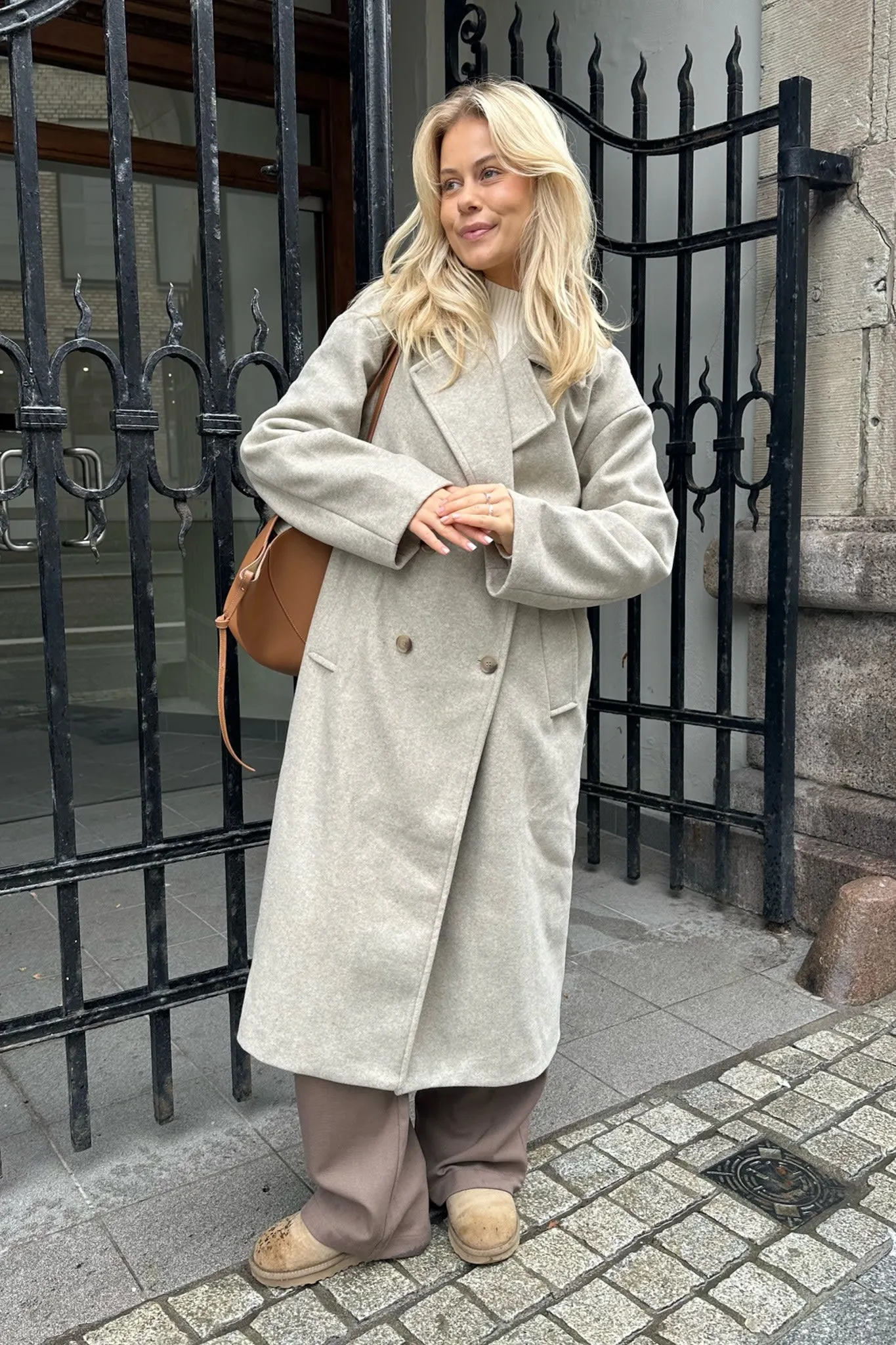 ONLWembley Oversized Frakke - Beige
