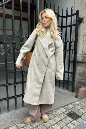 ONLWembley Oversized Frakke - Beige