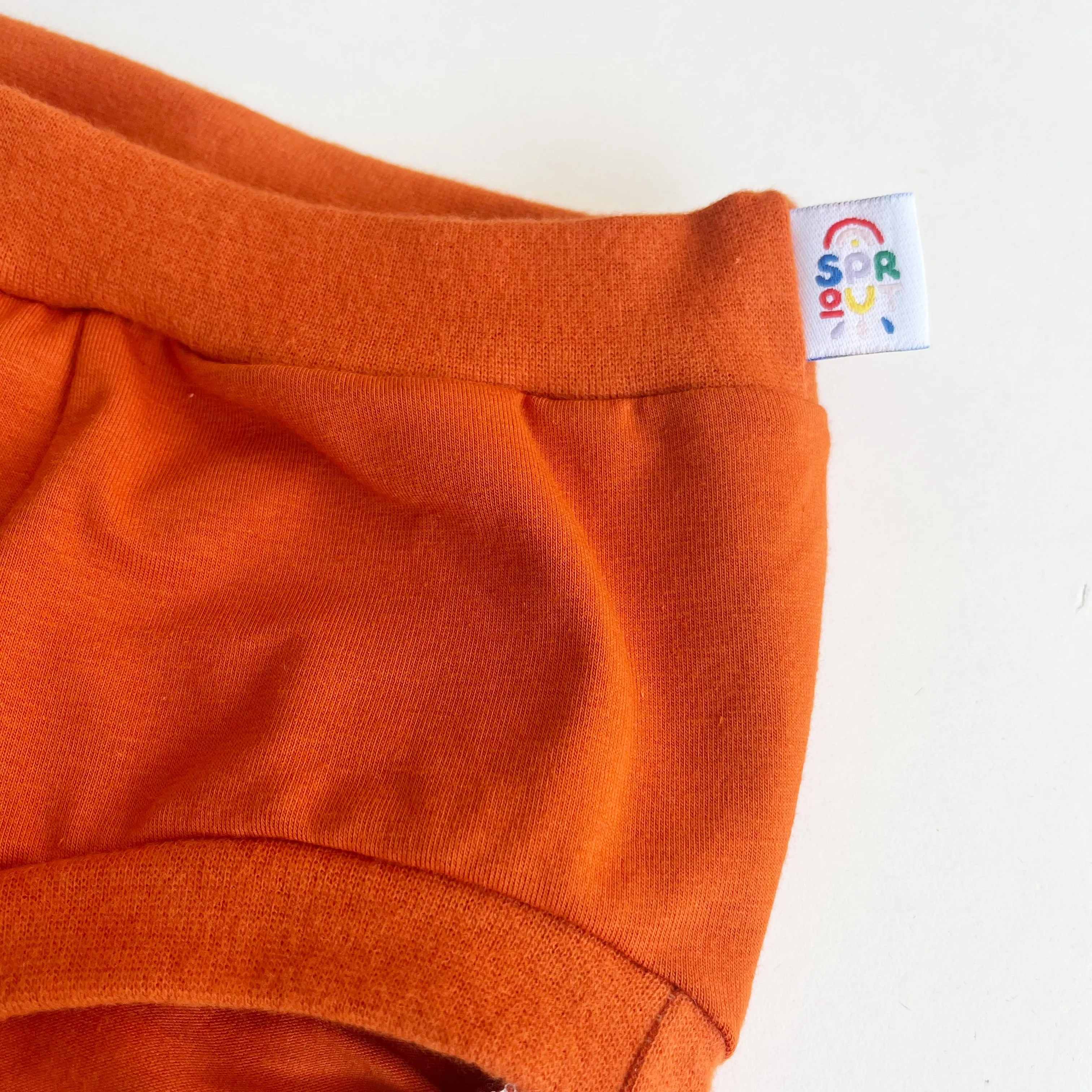 Orange Pouch Fronted Briefs | Men’s Pants | Organic Cotton Underwear