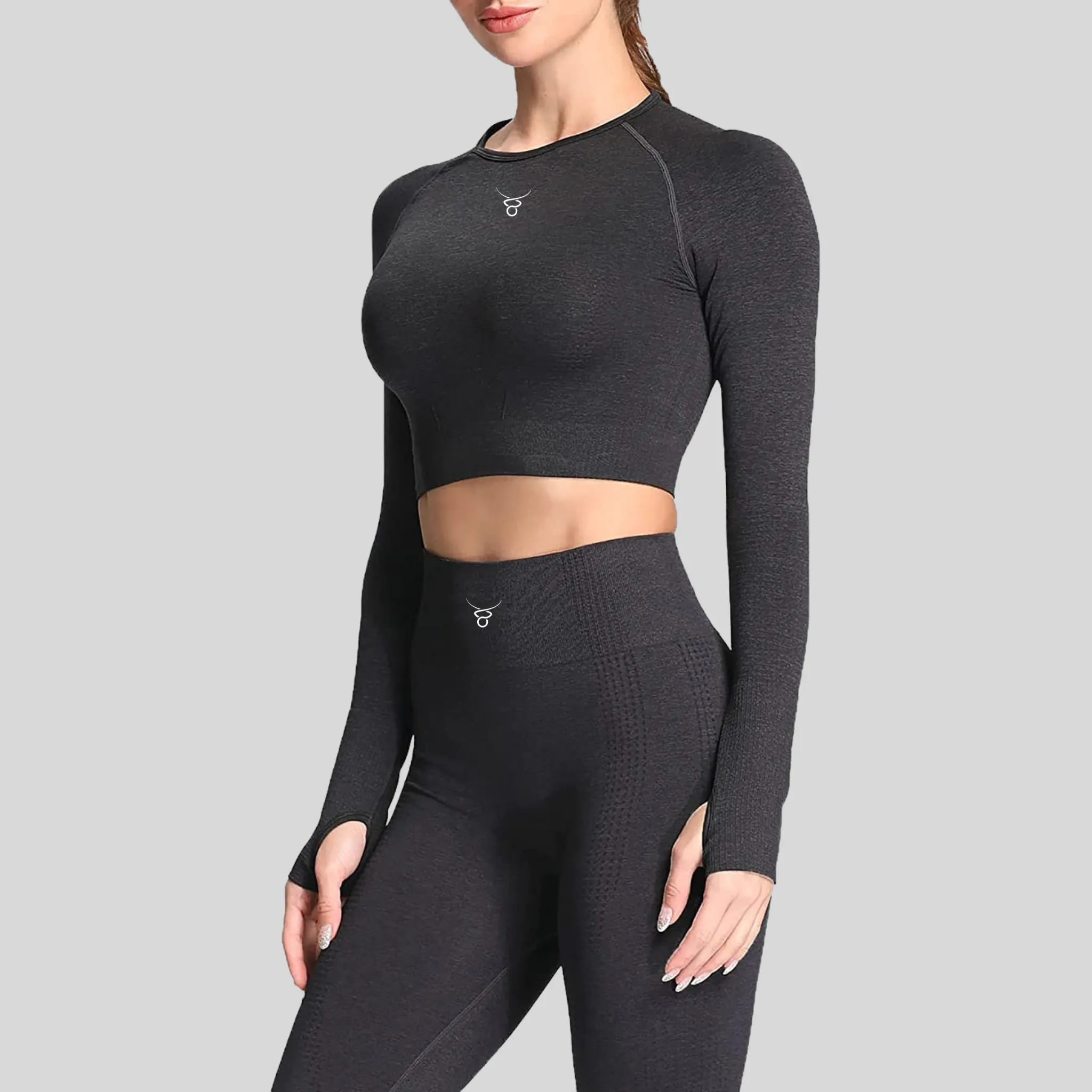 Orbit Seamless Long Sleeve Crop