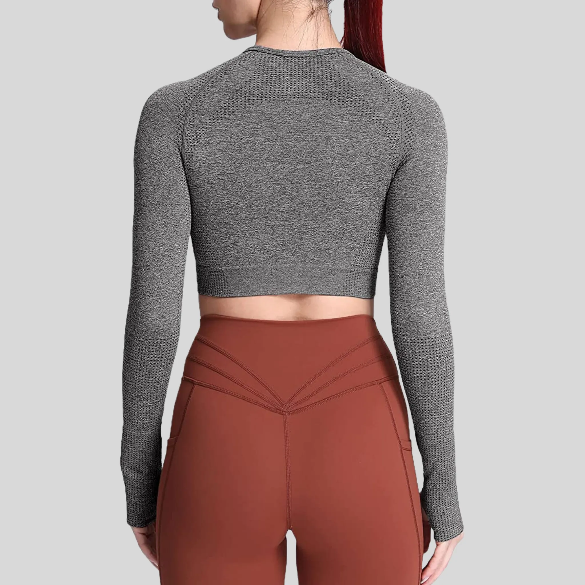 Orbit Seamless Long Sleeve Crop