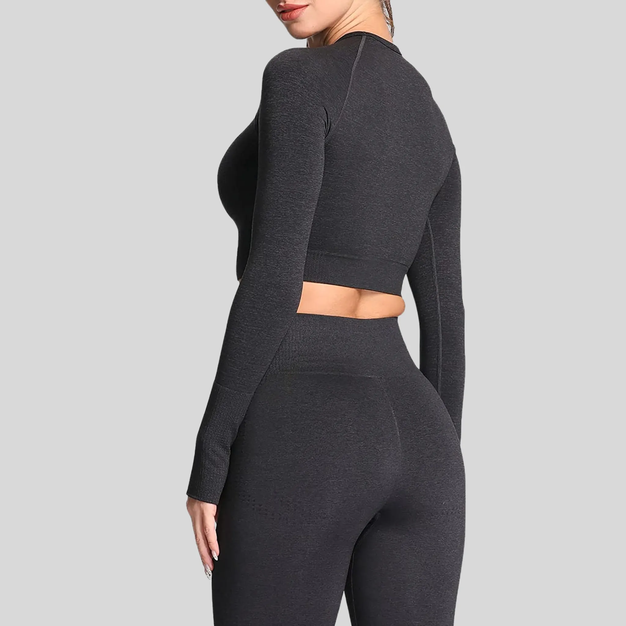Orbit Seamless Long Sleeve Crop