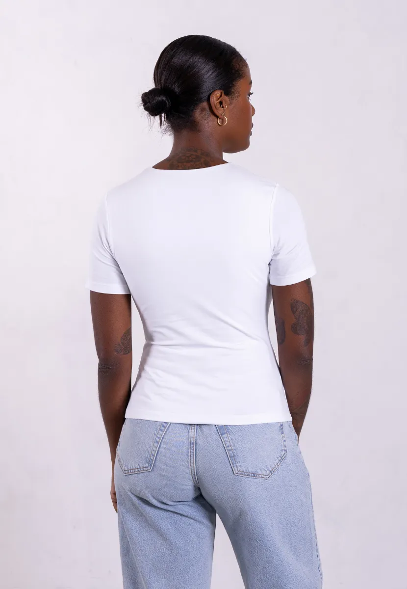 Organic Cotton Crew T-Shirt, White