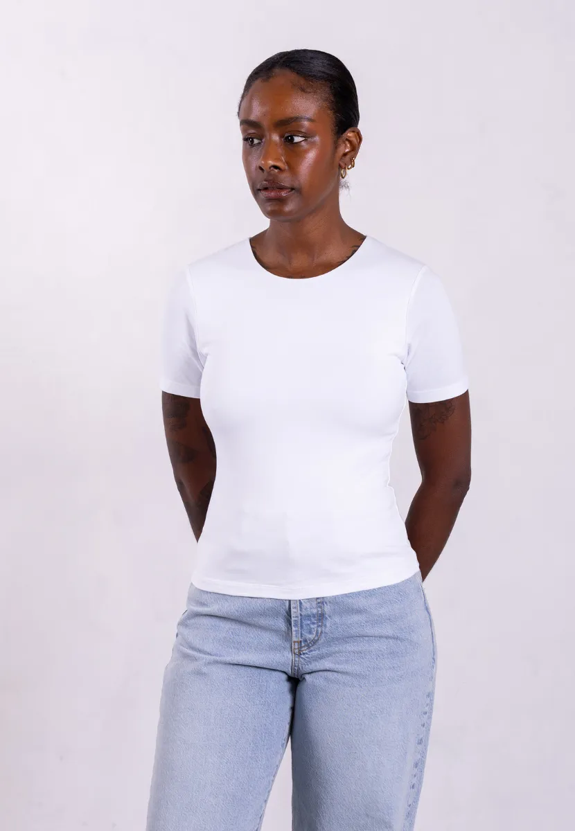 Organic Cotton Crew T-Shirt, White