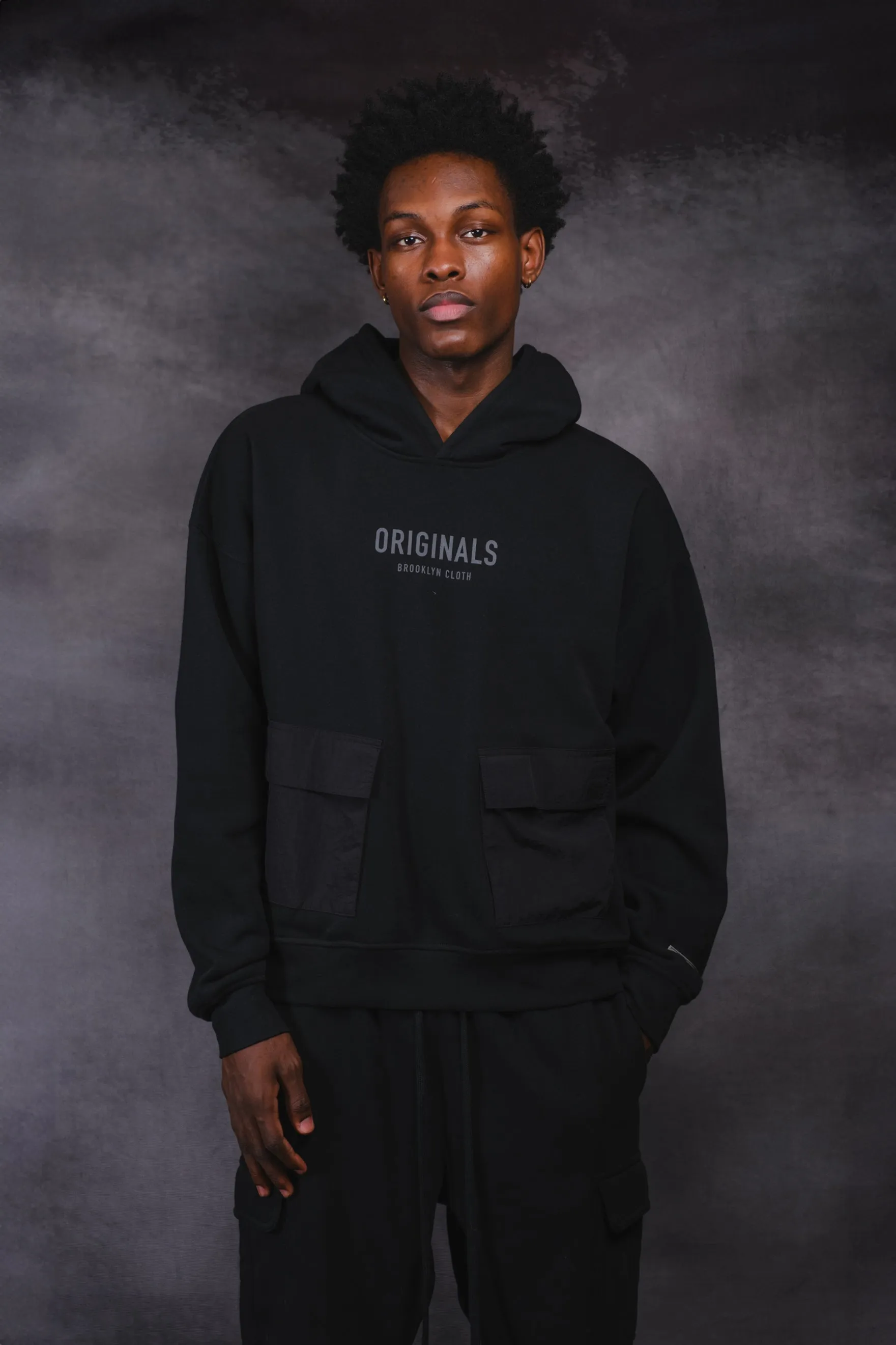 Originals Nylon Cargo Pocket Hoodie