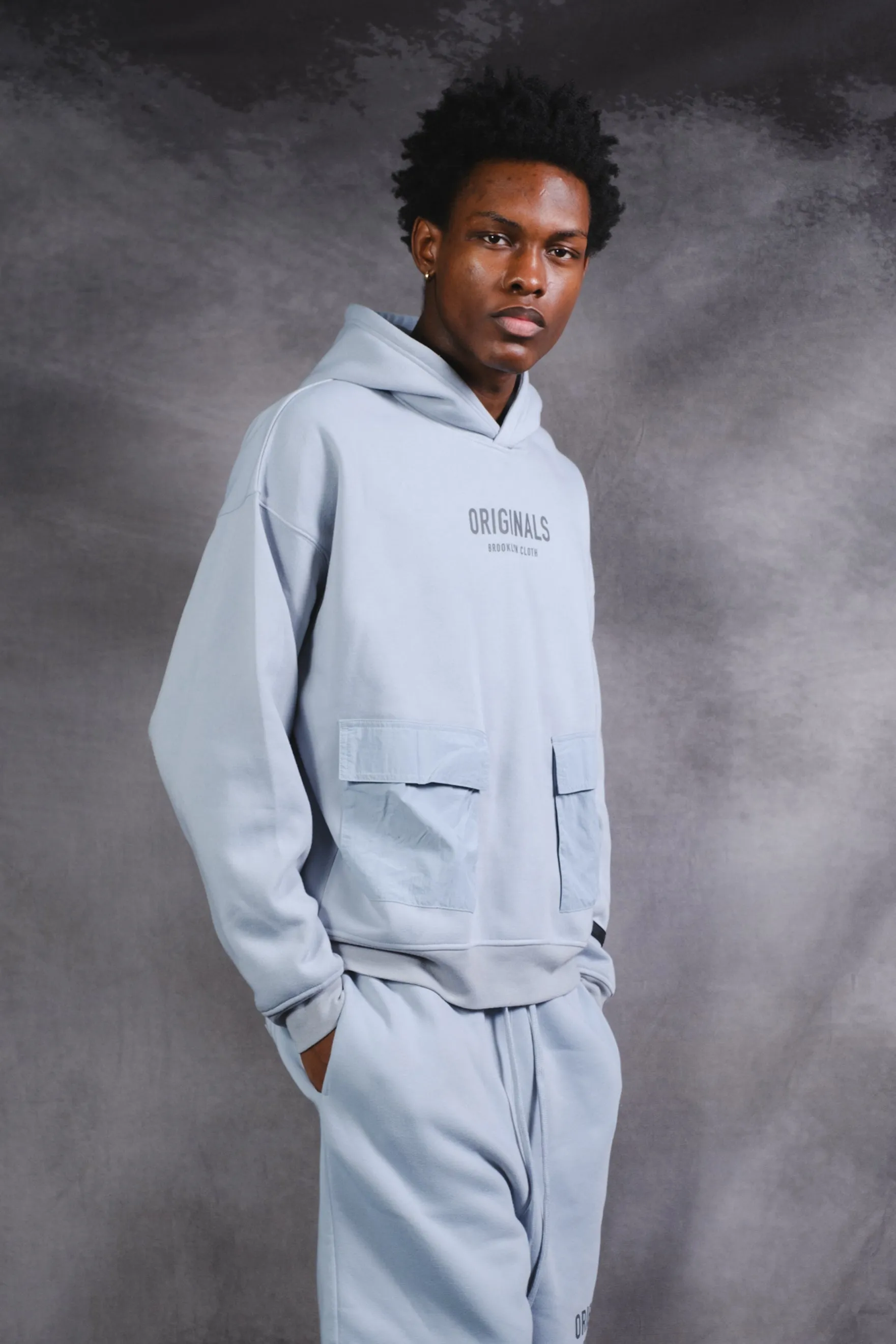 Originals Nylon Cargo Pocket Hoodie