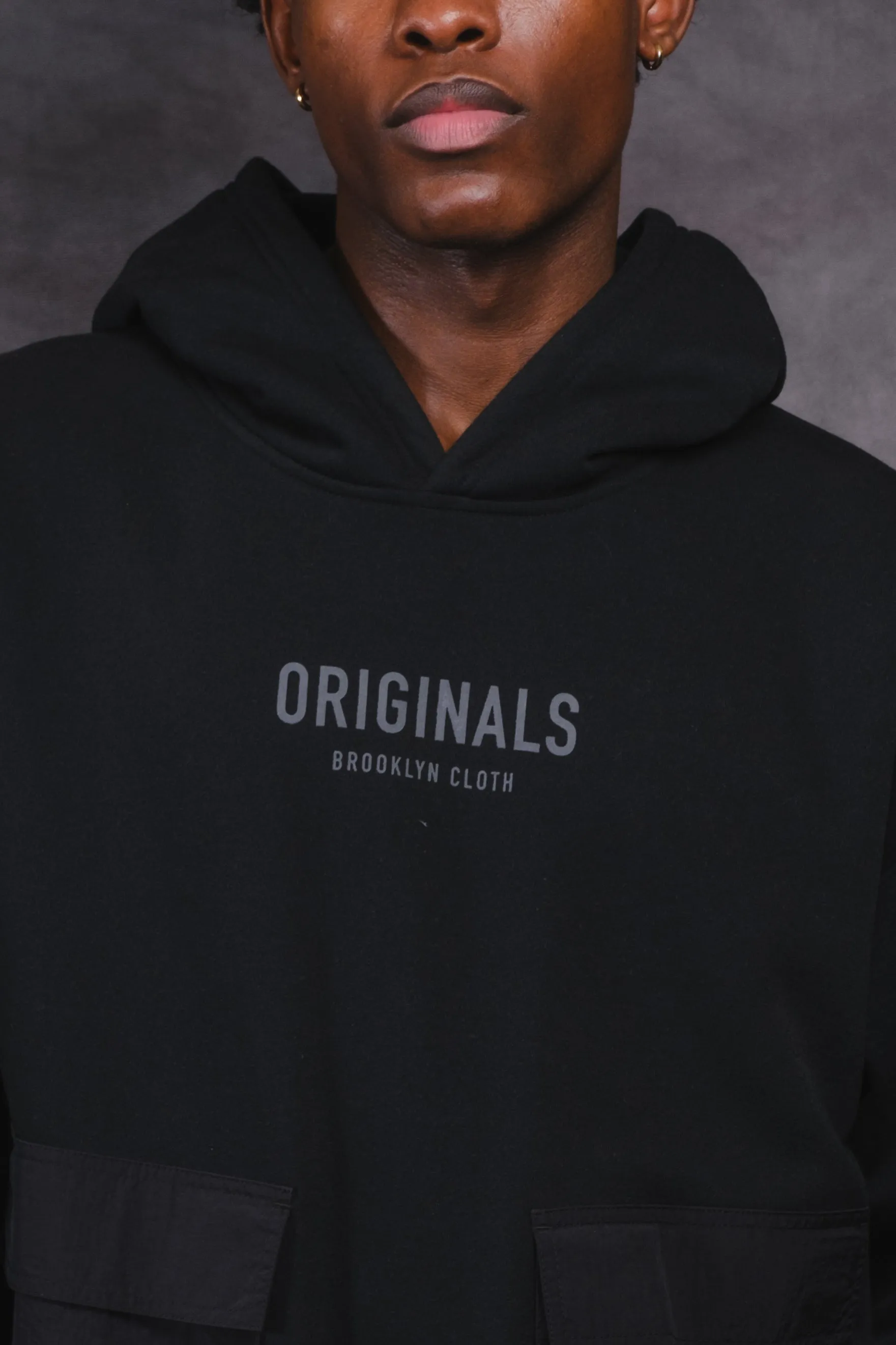 Originals Nylon Cargo Pocket Hoodie