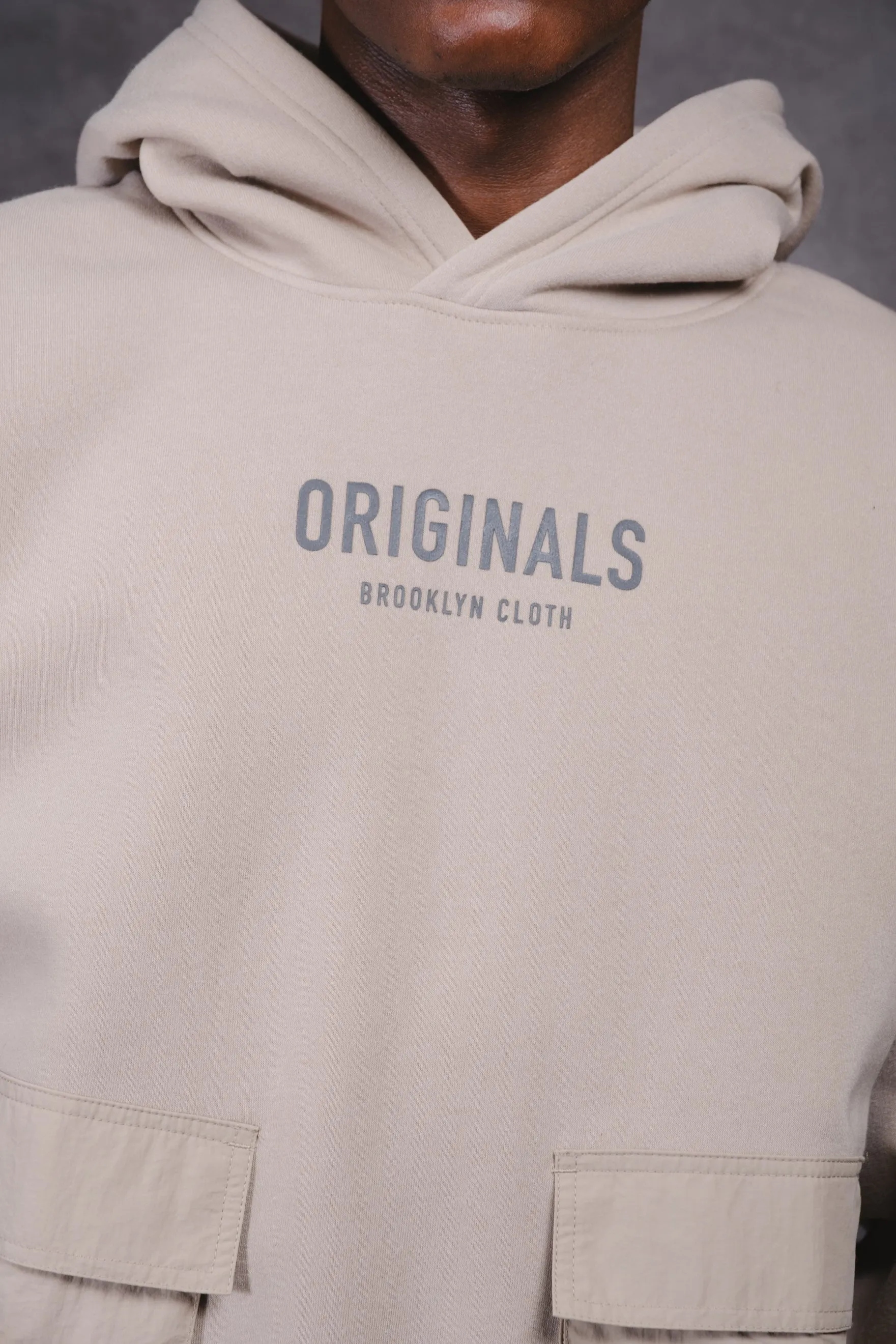 Originals Nylon Cargo Pocket Hoodie