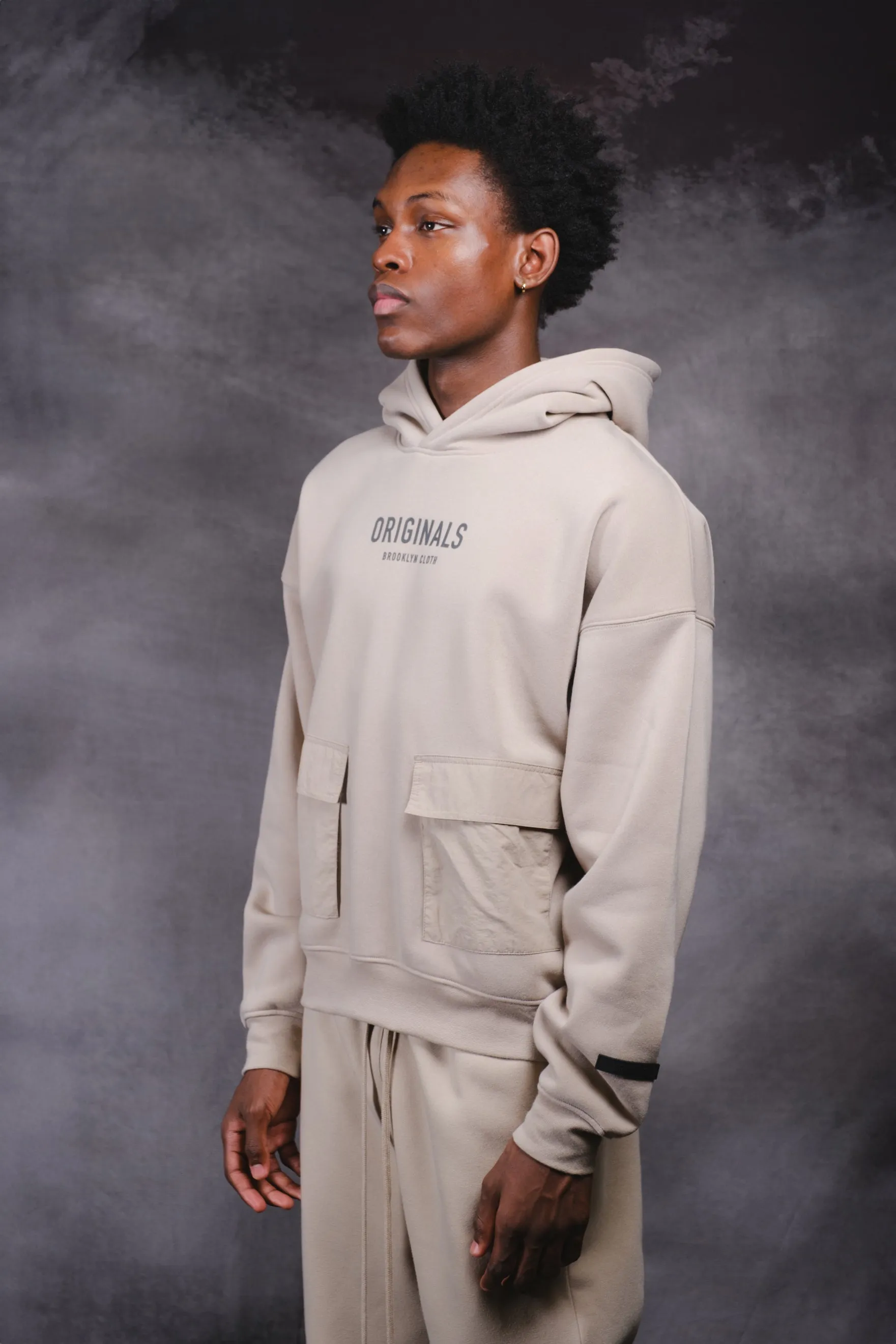 Originals Nylon Cargo Pocket Hoodie