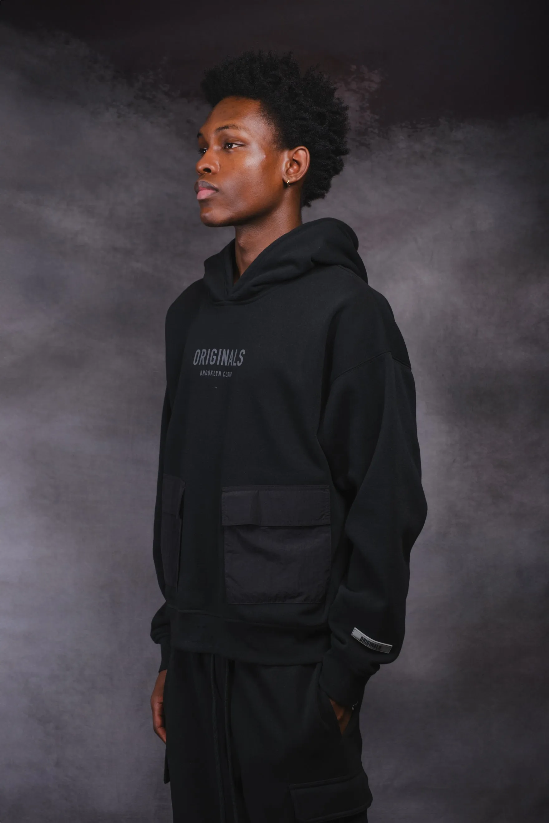 Originals Nylon Cargo Pocket Hoodie