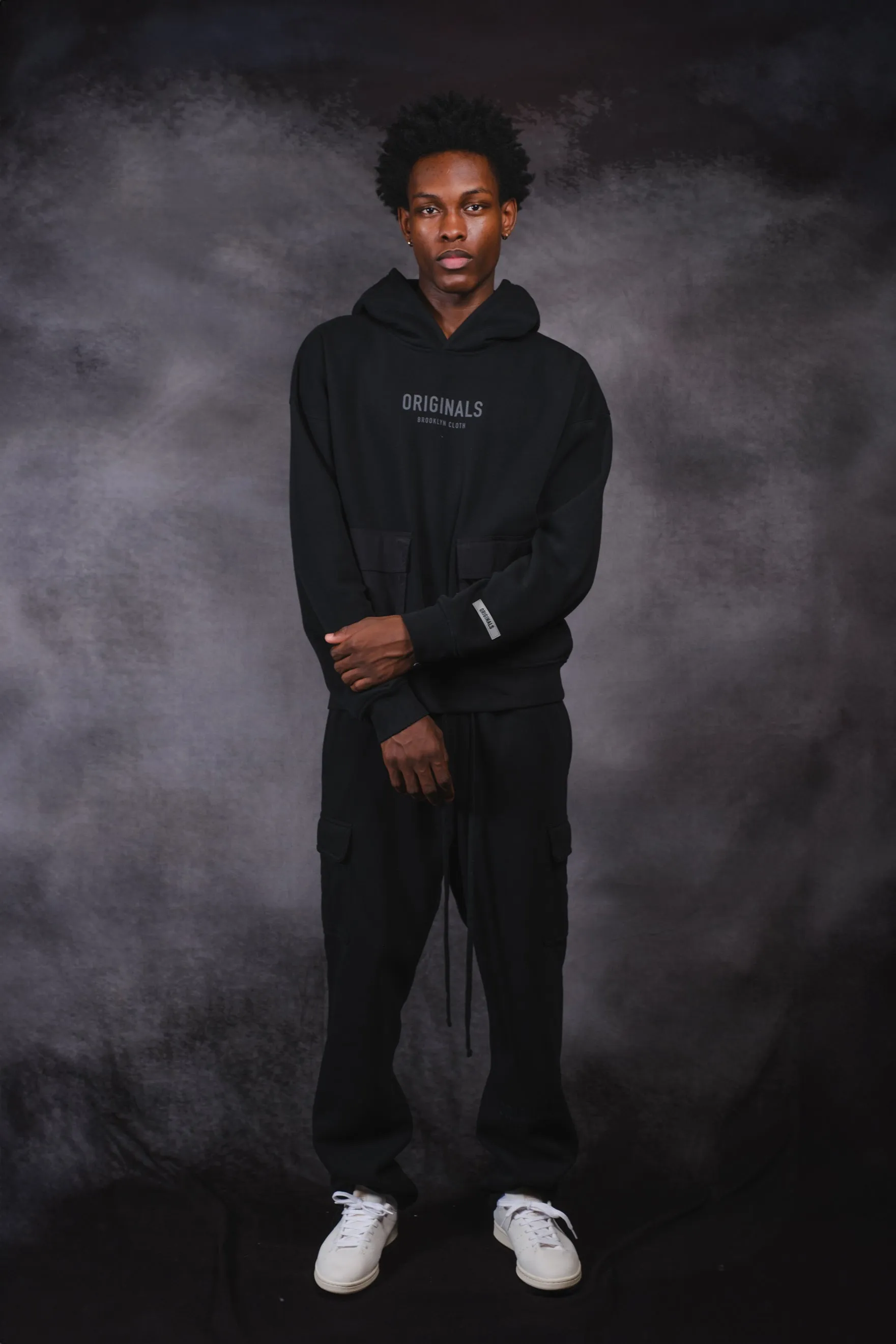 Originals Nylon Cargo Pocket Hoodie