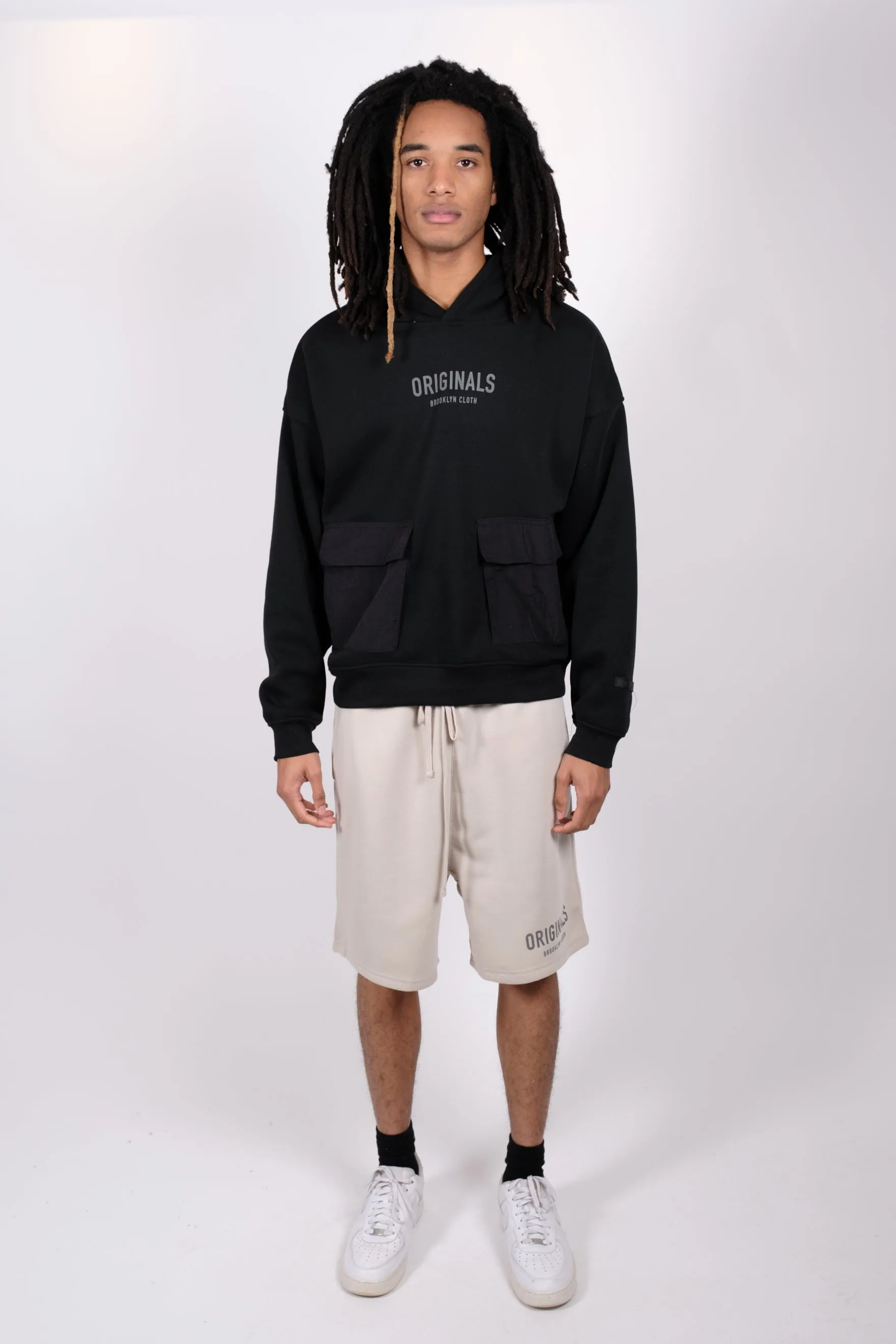 Originals Nylon Cargo Pocket Hoodie