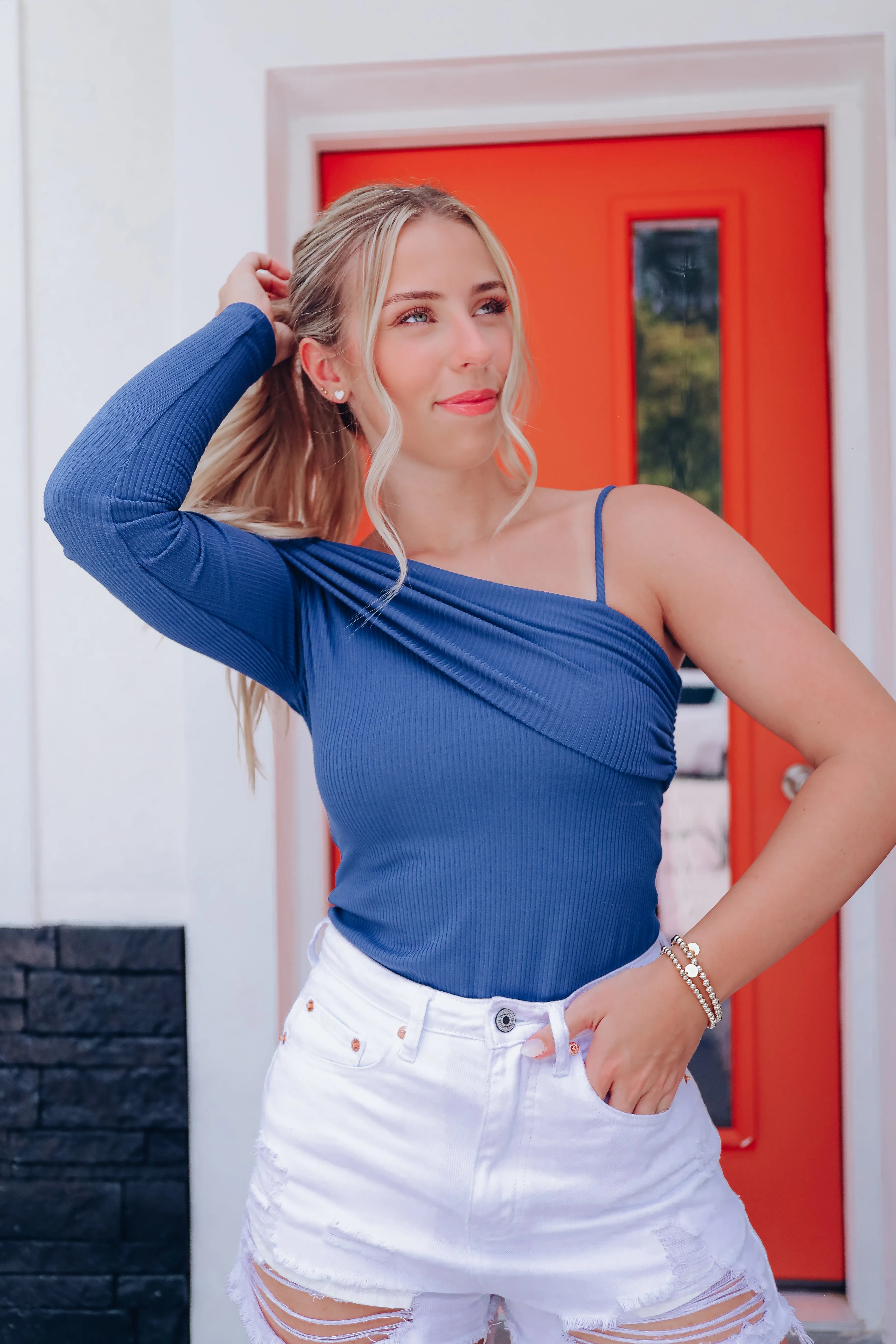 Oscar Worthy One Shoulder Bodysuit