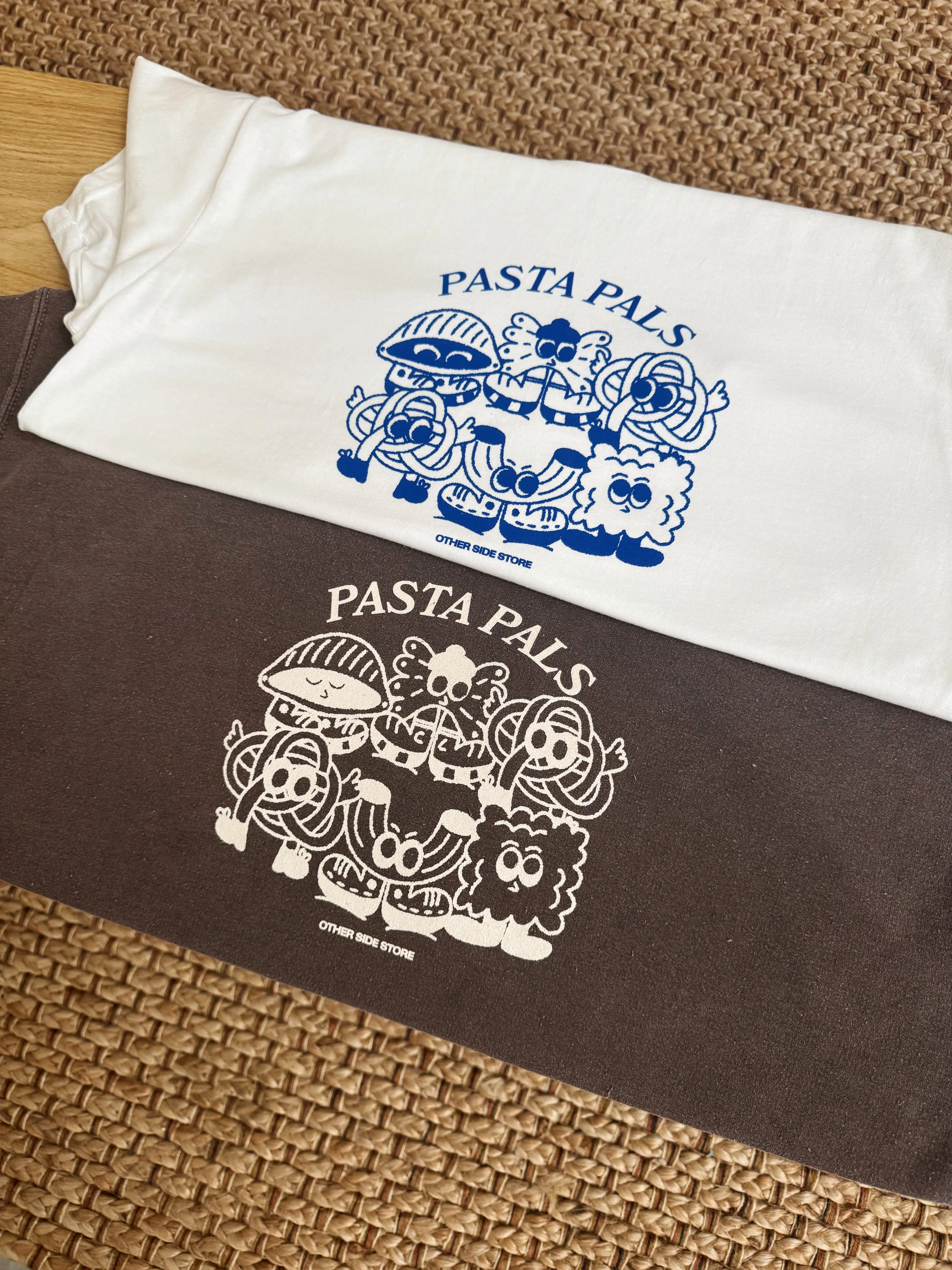 Other Side Store 'Pasta Pals' Sweater - Vintage Washed Chocolate