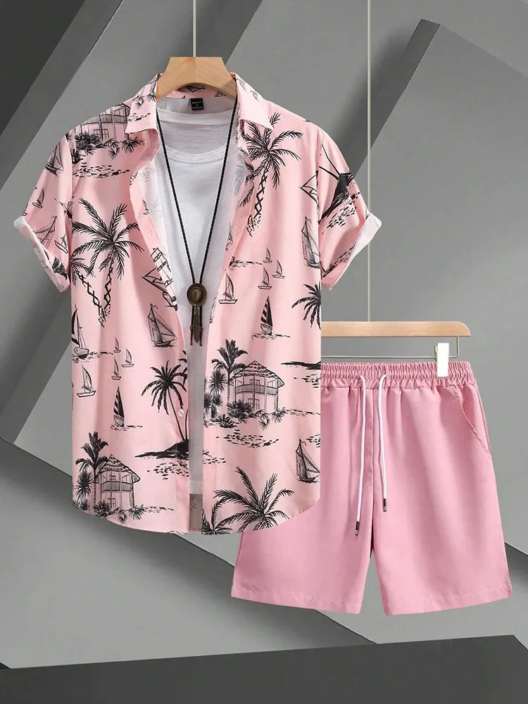 Outdoor Everyday Men's Summer Shorts Street Fashion Casual Shirt