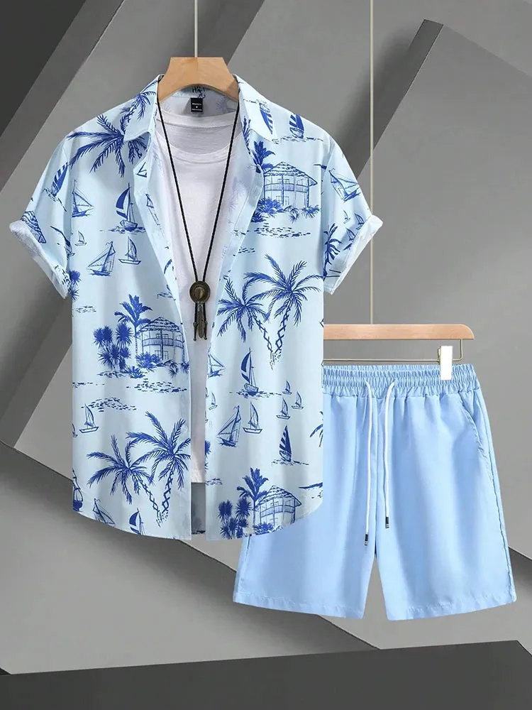 Outdoor Everyday Men's Summer Shorts Street Fashion Casual Shirt
