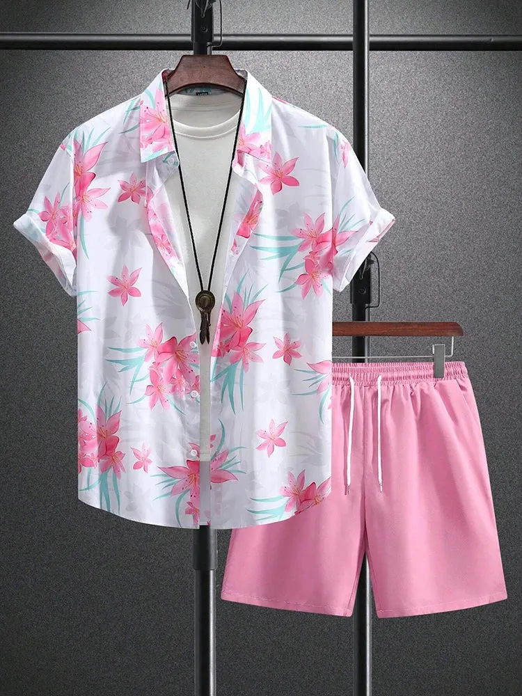 Outdoor Everyday Men's Summer Shorts Street Fashion Casual Shirt