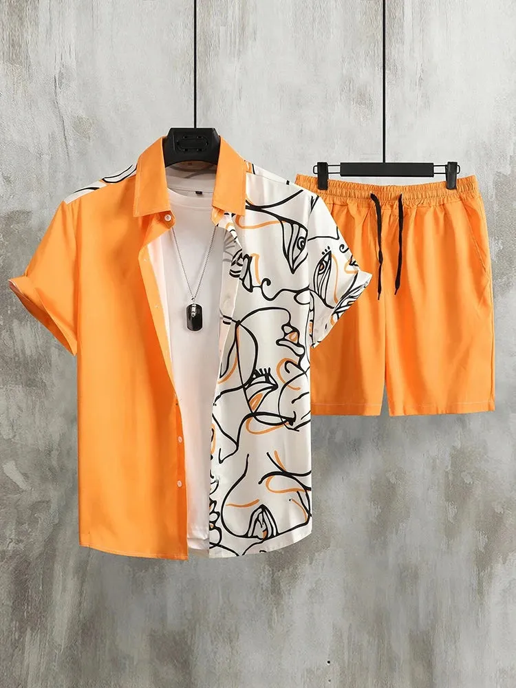 Outdoor Everyday Men's Summer Shorts Street Fashion Casual Shirt