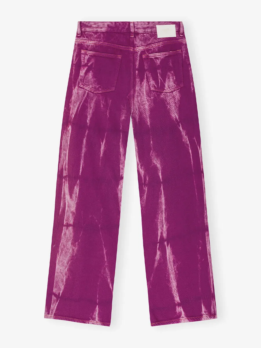 Overdyed Heavy Denim Marri Jeans - Boysenberry