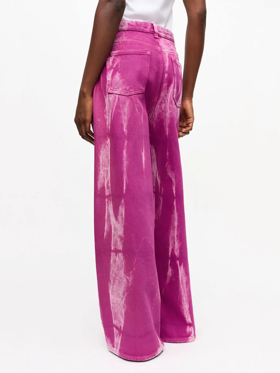 Overdyed Heavy Denim Marri Jeans - Boysenberry