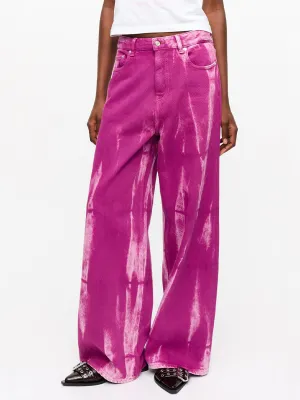 Overdyed Heavy Denim Marri Jeans - Boysenberry