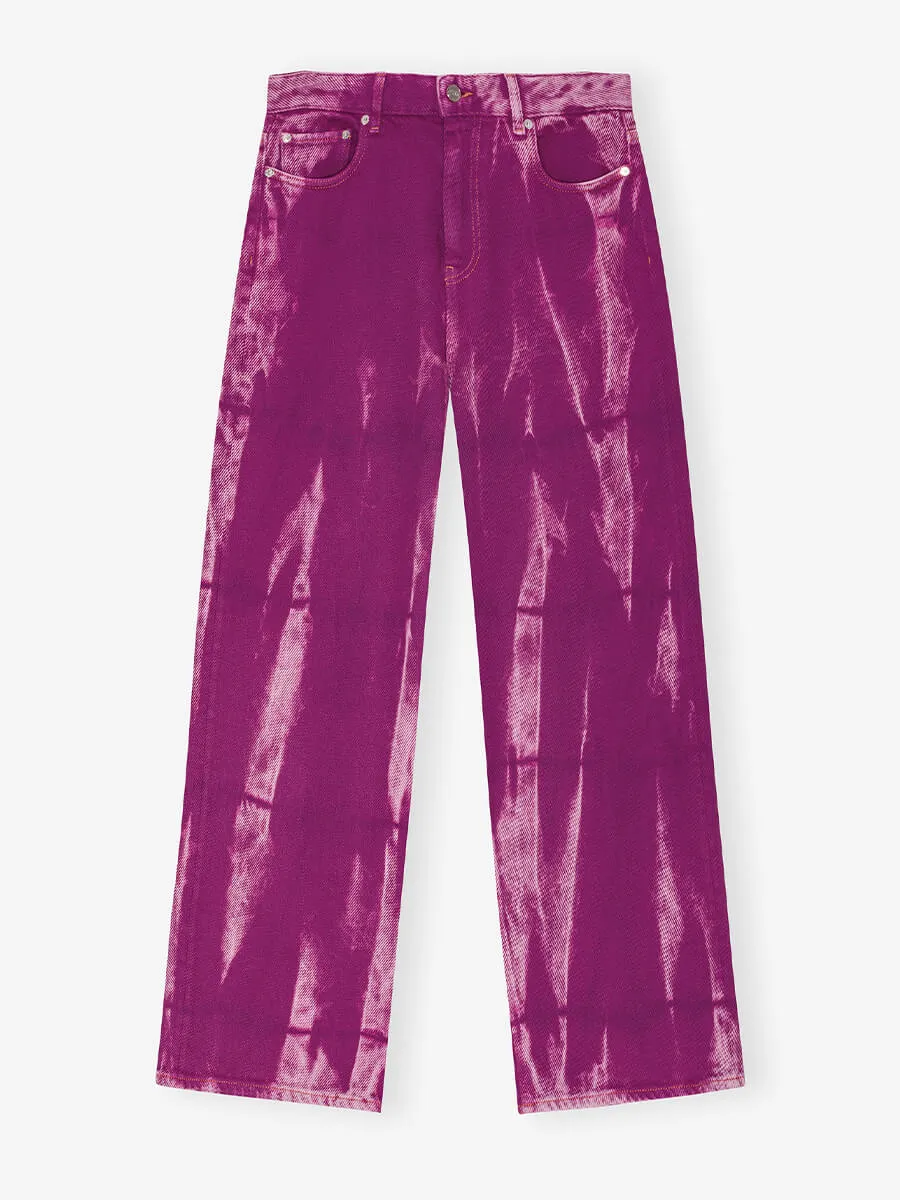 Overdyed Heavy Denim Marri Jeans - Boysenberry