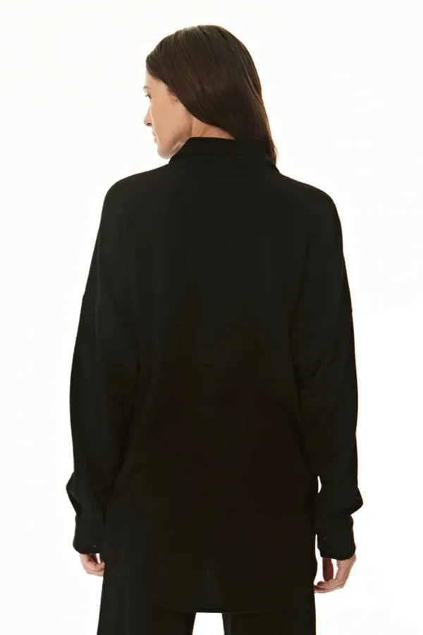 Oversized Button Front